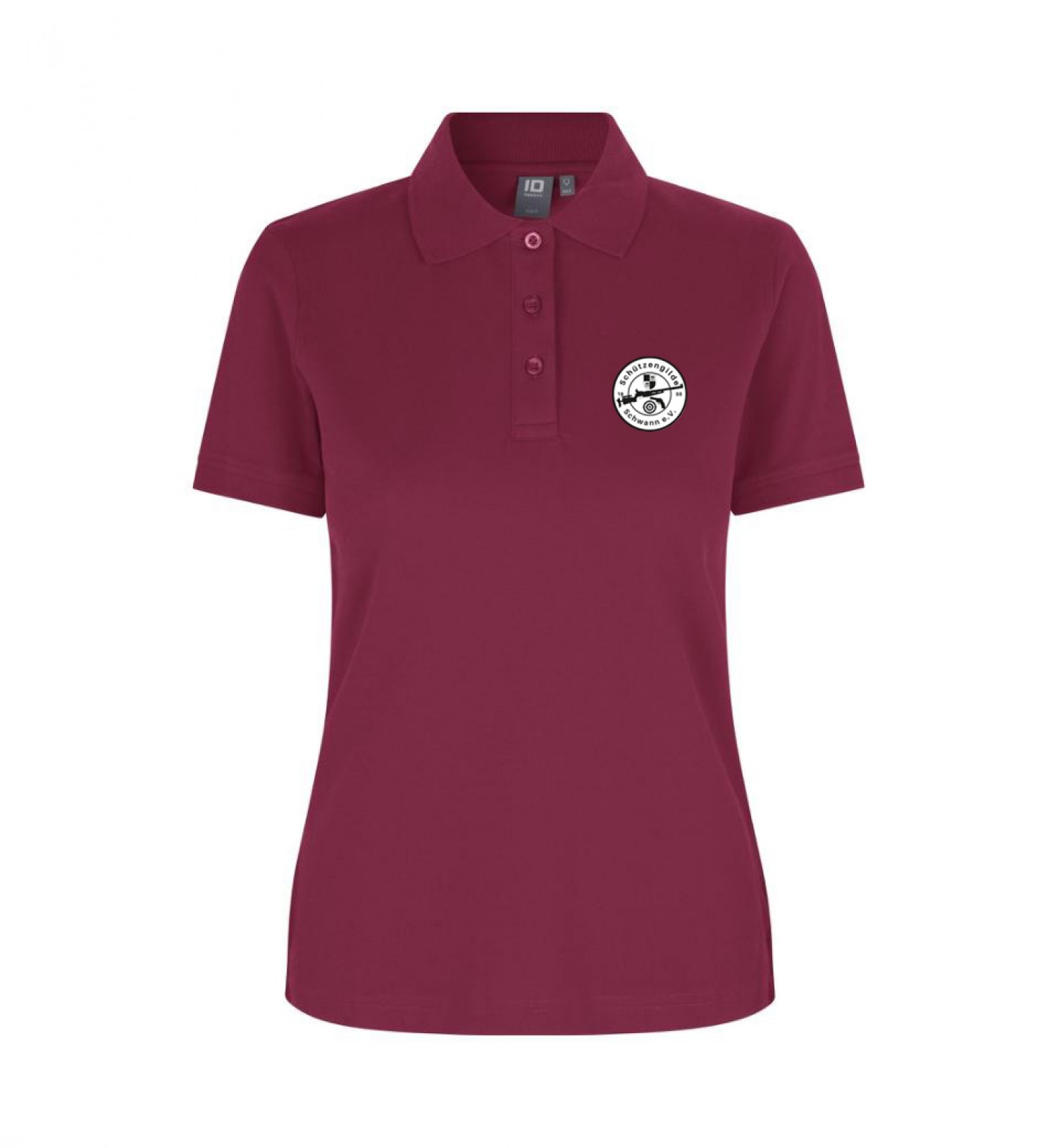 SGI SCHWANN POLO SHIRT DAMEN ROT