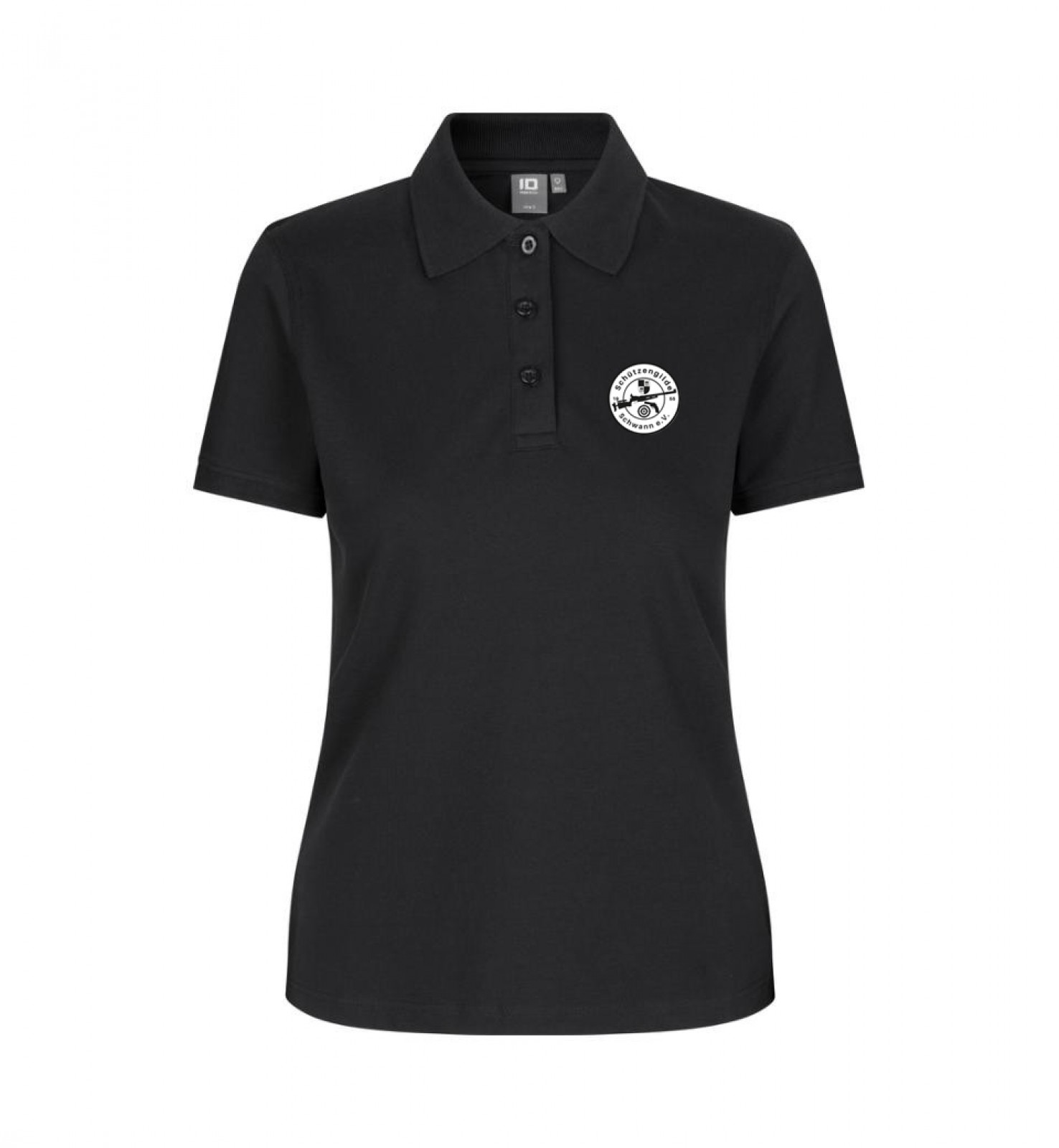 SGI SCHWANN POLO SHIRT DAMEN SCHWARZ