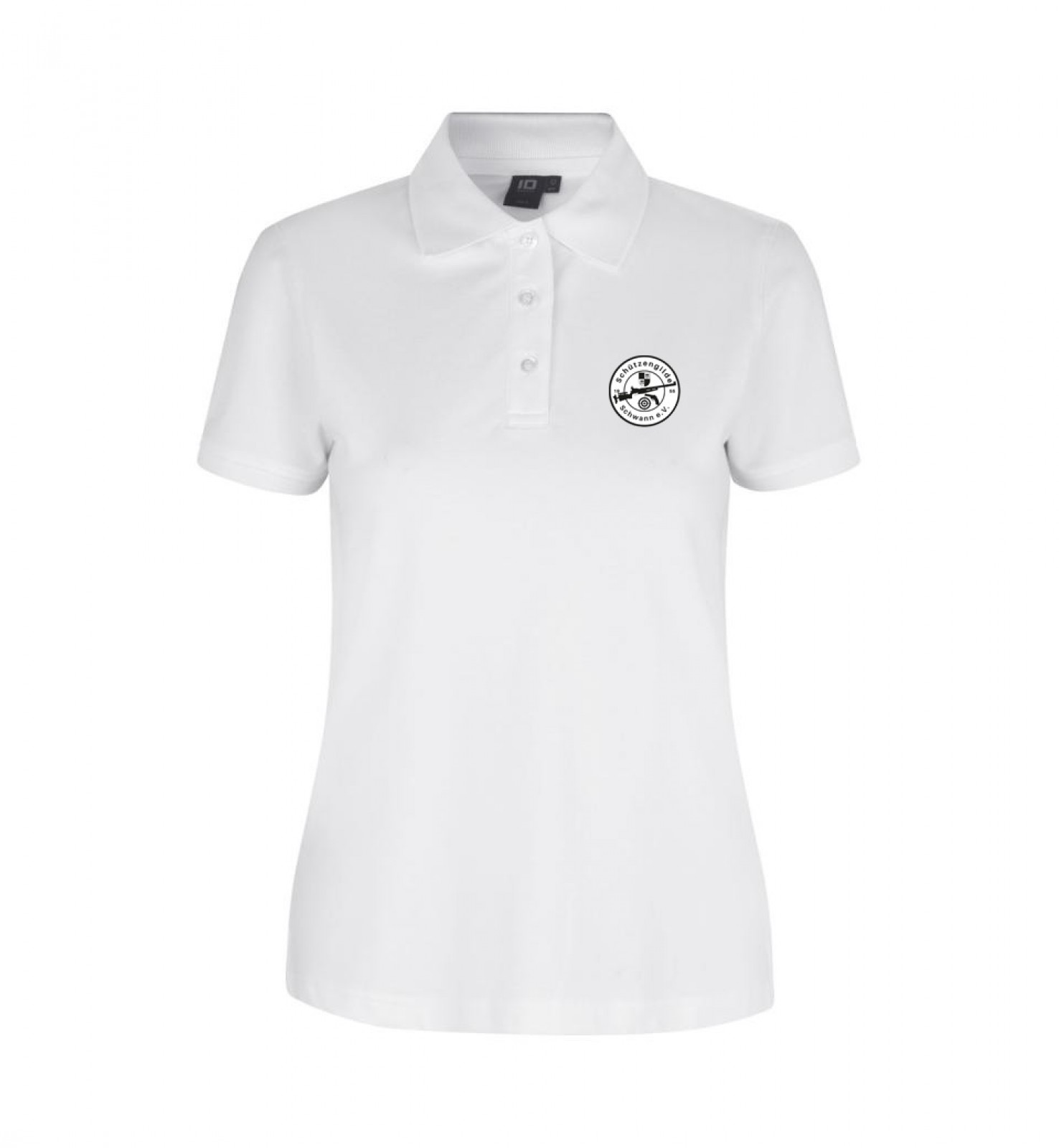 SGI SCHWANN POLO SHIRT DAMEN WEISS