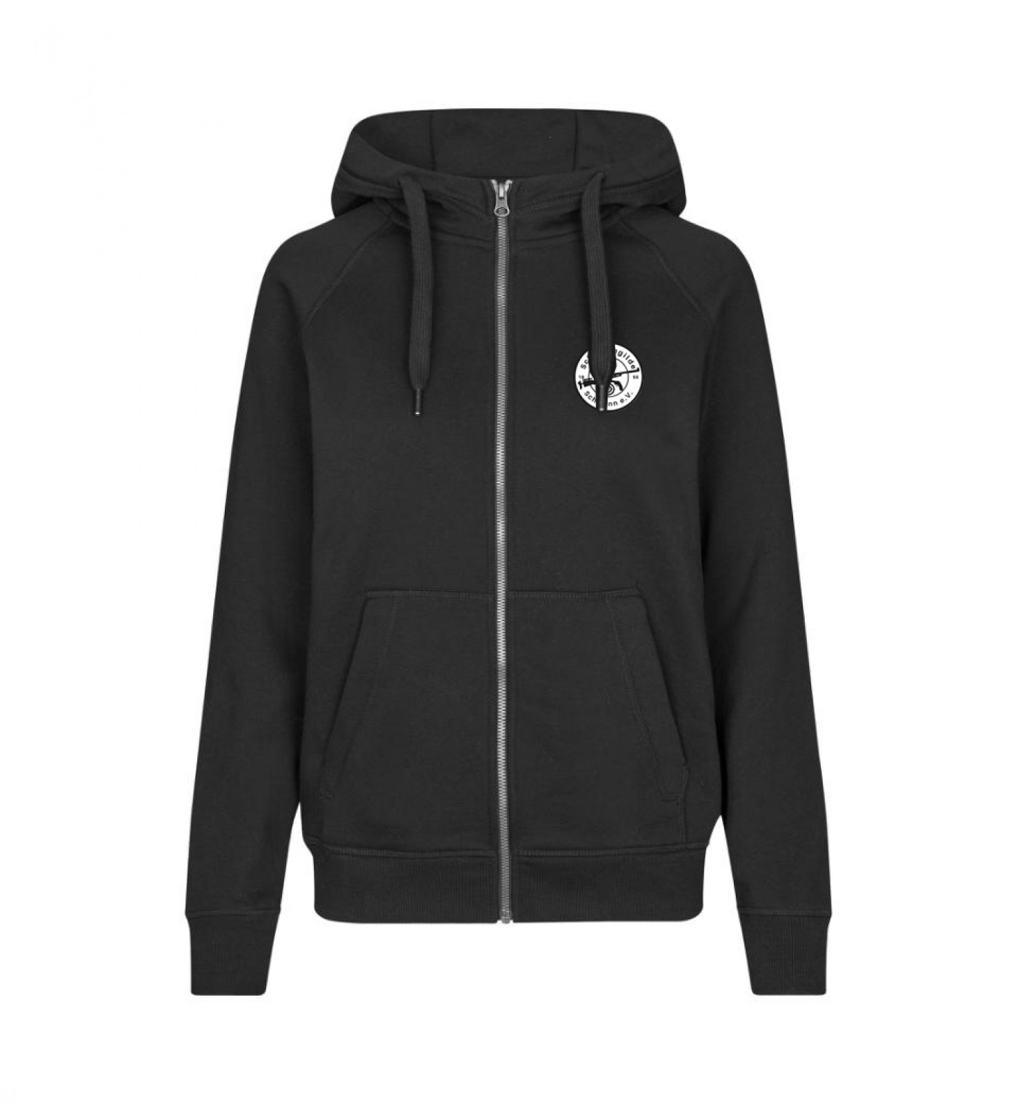 SGI SCHWANN ZIP-HOODIE DAMEN SCHWARZ