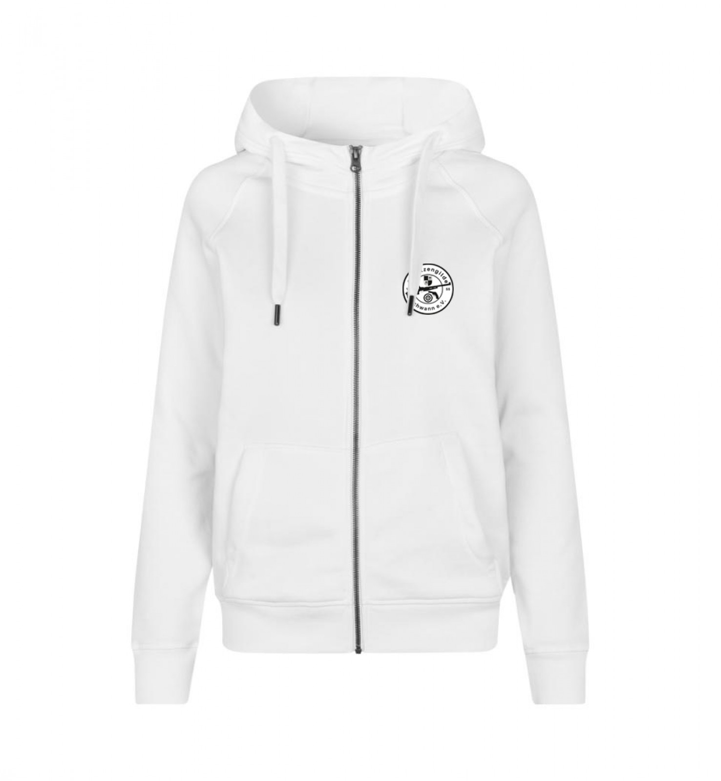 SGI SCHWANN ZIP-HOODIE DAMEN WEISS
