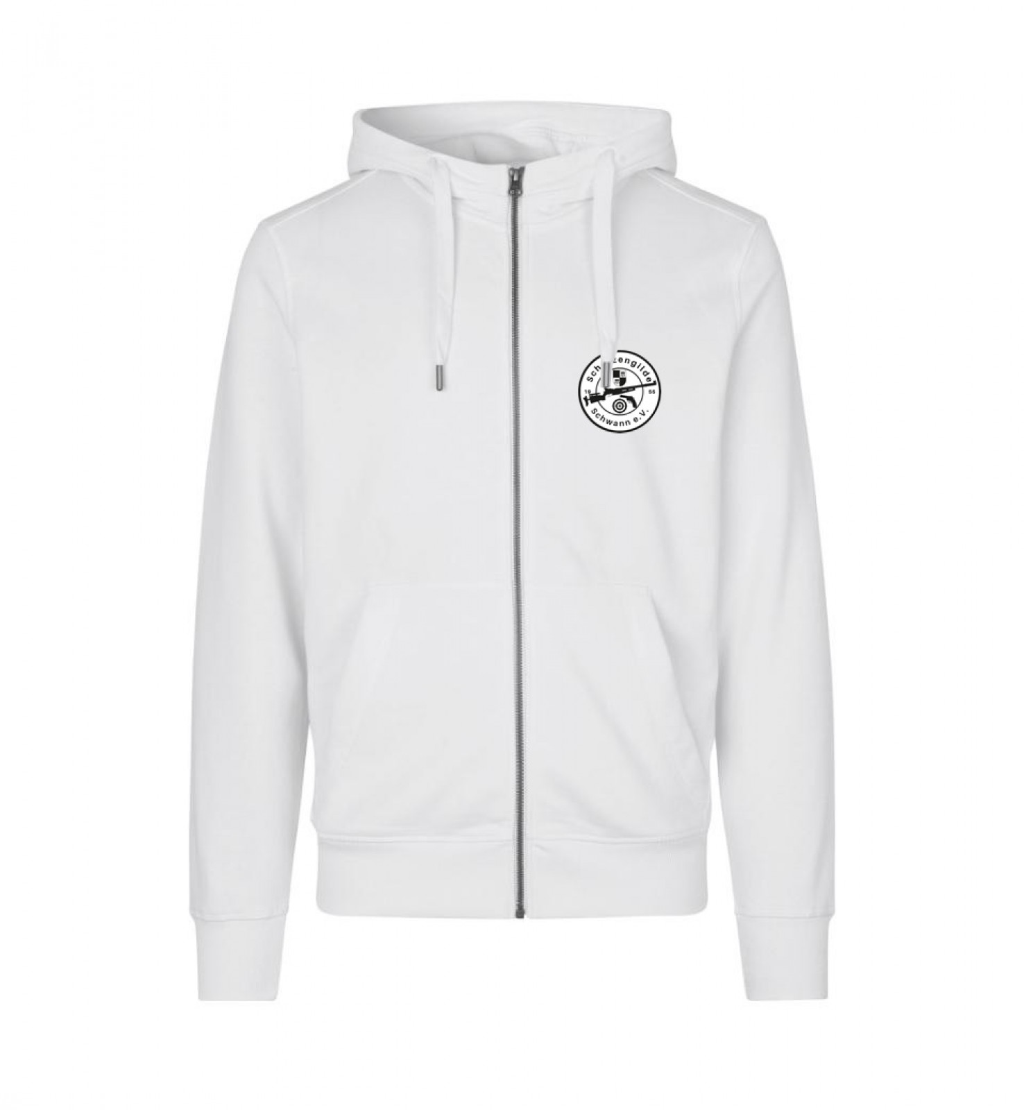 SGI SCHWANN ZIP-HOODIE HERREN WEISS