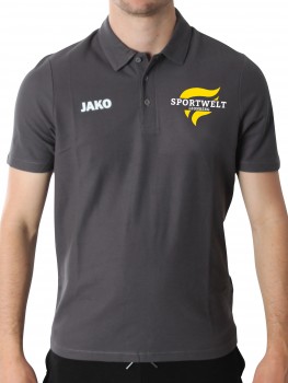SPORTWELT BASE POLOSHIRT ANTHRAZIT | yam yam world