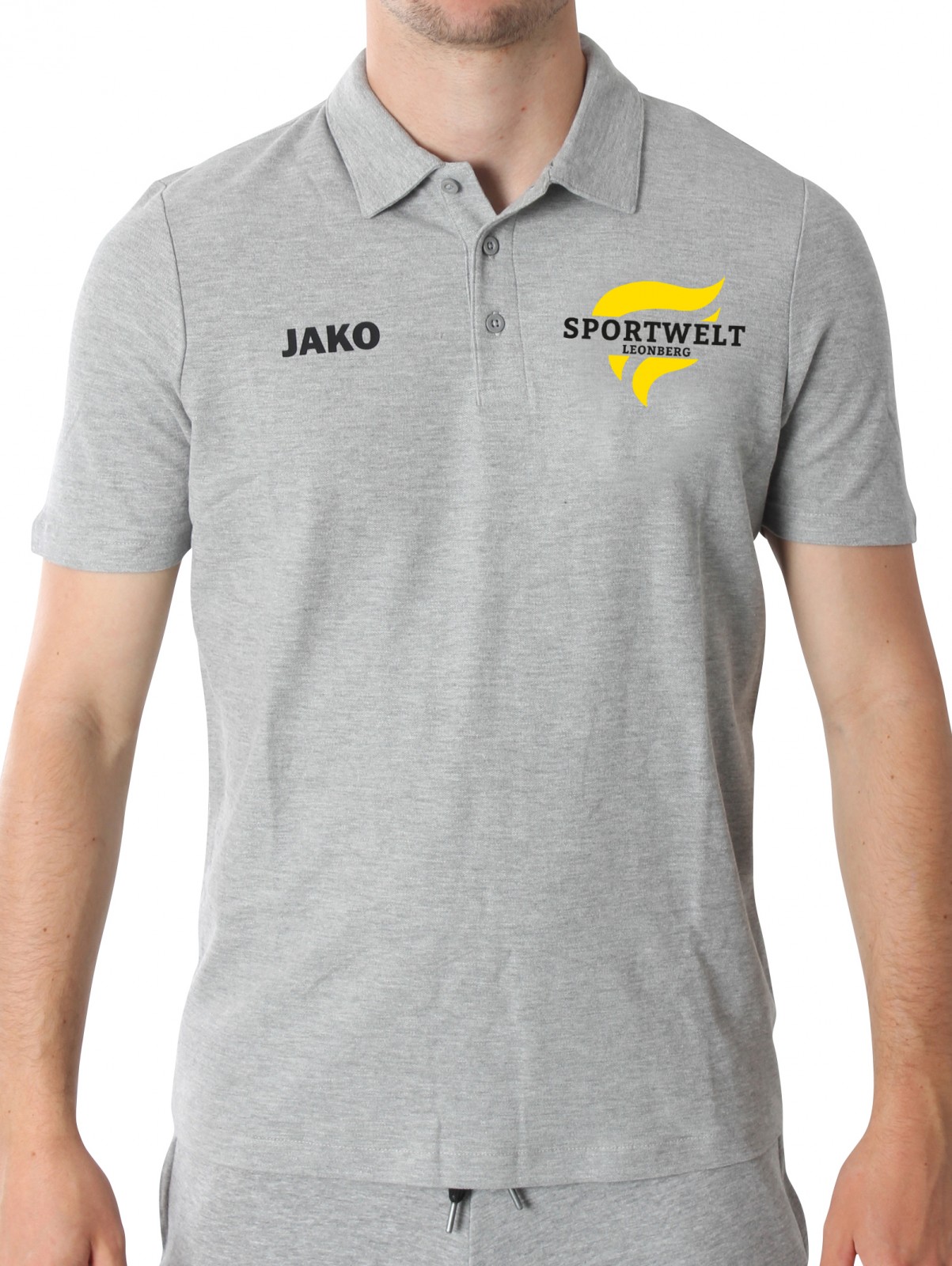 SPORTWELT BASE POLOSHIRT GRAU