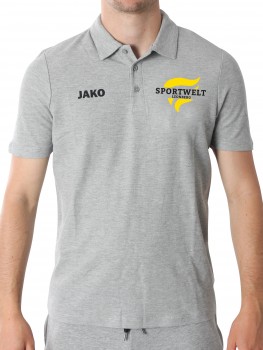 SPORTWELT BASE POLOSHIRT GRAU | yam yam world