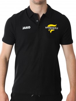 SPORTWELT BASE POLOSHIRT SCHWARZ | yam yam world