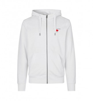 SWV 115 JAHRE ZIP-HOODIE HERREN WEISS | yam yam world