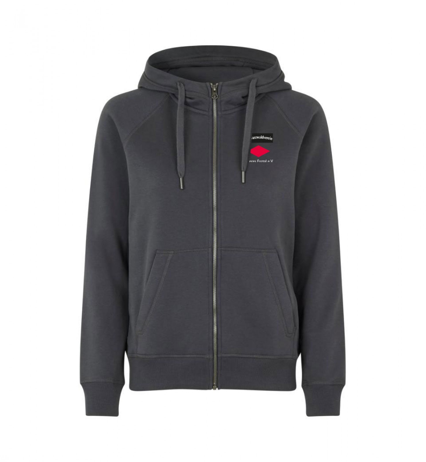 SWV-OE ZIP HOODIE DAMEN ANTHRAZIT