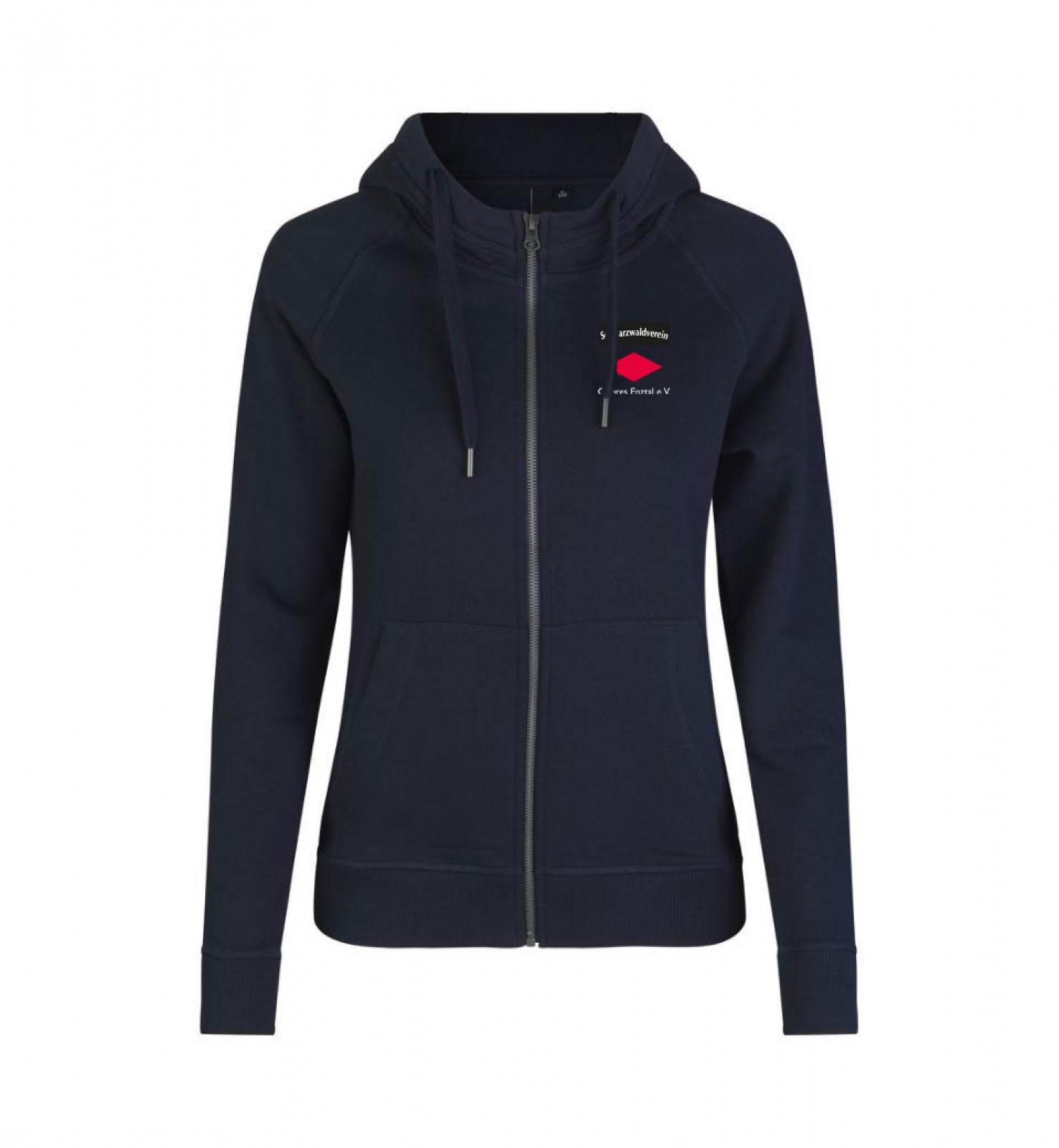 SWV-OE ZIP HOODIE DAMEN SCHWARZ