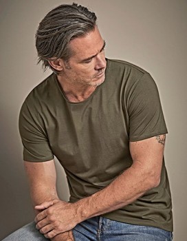 TEE JAYS MEN�S RAW-EDGE TEE T-SHIRTS gr�n | yam yam world