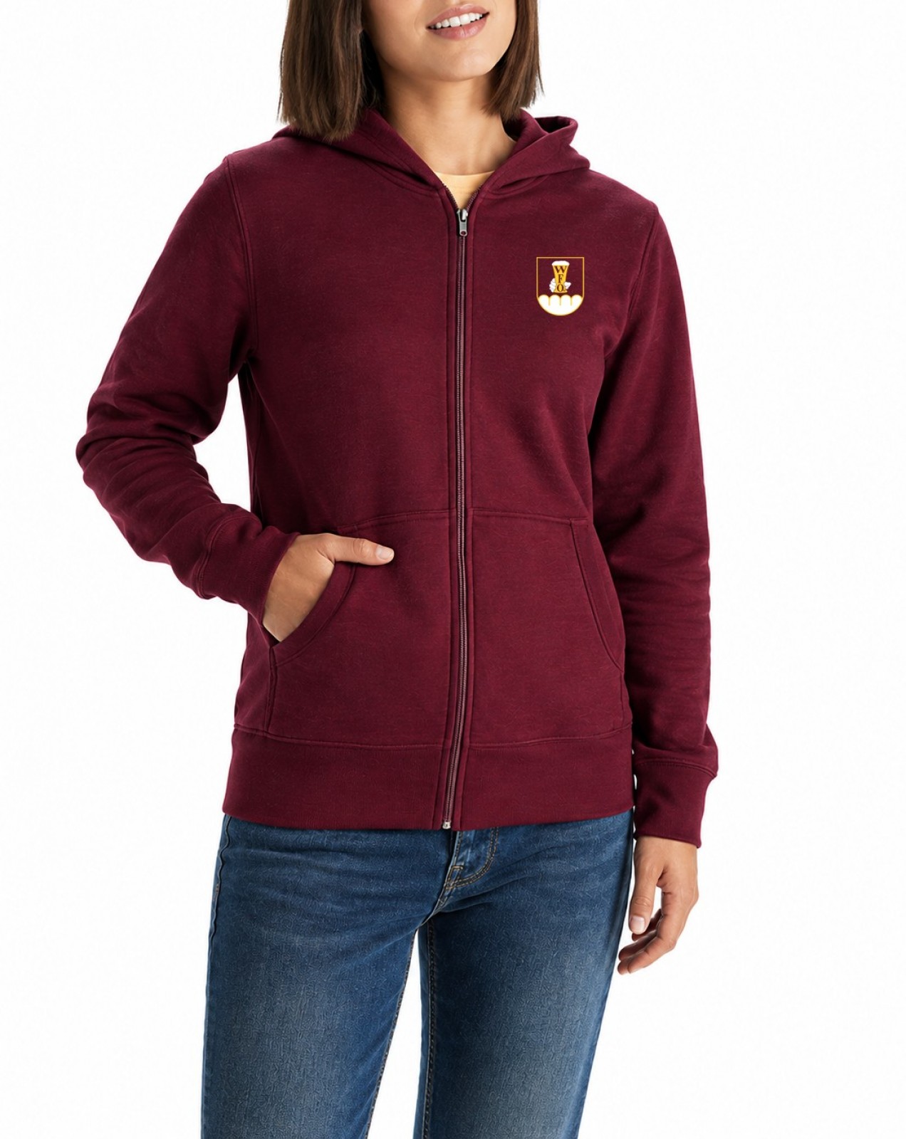 WEIZENBIERFREUNDE ZIP-HOODIE DAMEN