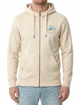WMS&S CLUB ZIP-HOODIE HERREN BEIGE | yam yam world