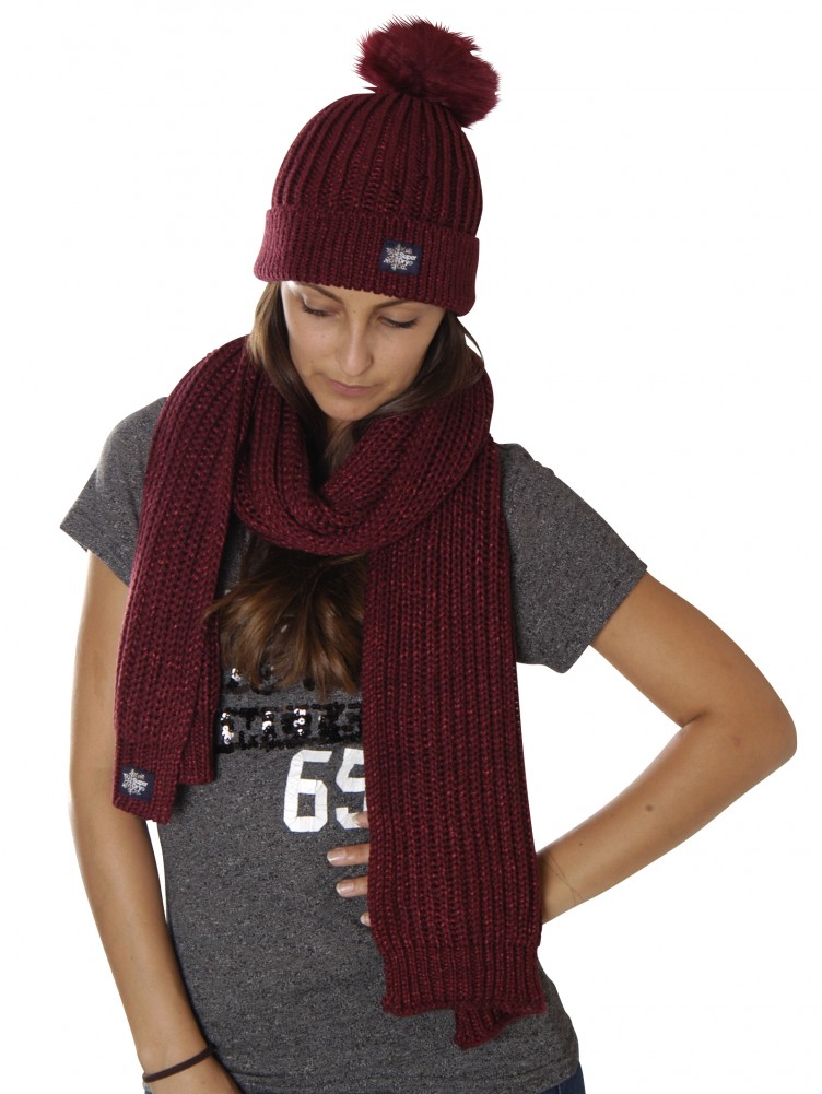superdry aries sparkle beanie